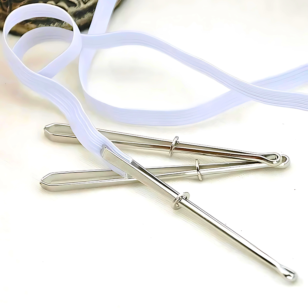 2pcs Stainless Steel Elastic Band Sewing Tools