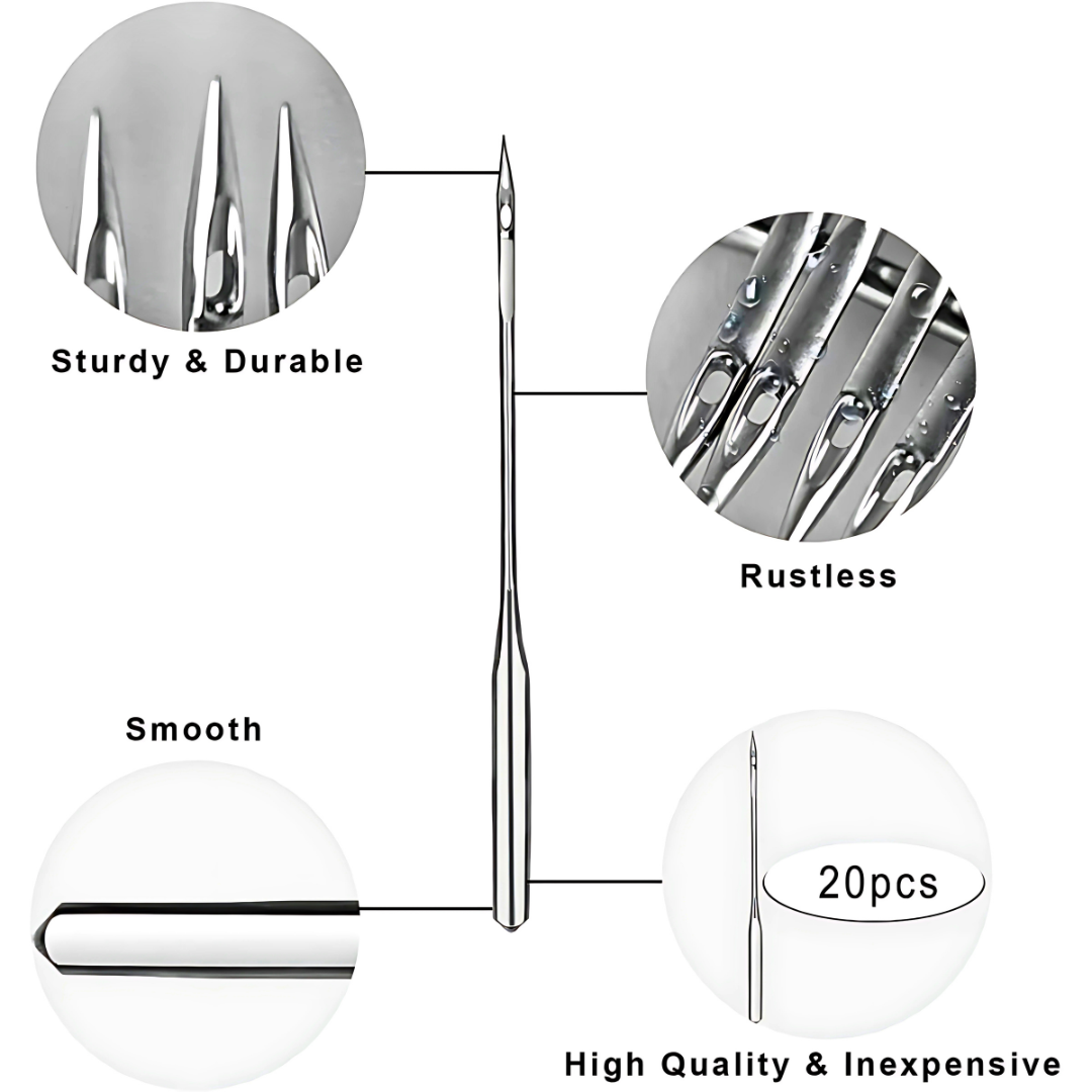 20pcs Sewing Machine Needles